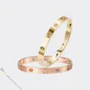 Diamond-Studded Jewelry Fashion Bracelet for Women Titanium Steel Bangle Gold-Plated Never Fading Non-Allergic, Store/21890787