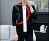 2024 nuova moda di lusso cardigan lavorato a maglia maglioni uomo casual cappotti alla moda maniche lunghe collo bottone nero moda pluz size giacca uomo vestiti cappotti