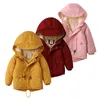 Пуховое пальто Детские зимние флисовые уличные куртки для мальчиков с капюшоном Теплая детская верхняя одежда для мальчиков Ветровка Осенние повседневные пальто для маленьких мальчиков Одежда 230926
