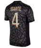 Novo 23 24 MBAPPE HAKIMI camisas de futebol Vitinha N.Mendes O.Dembele Maillots de futebol 2023 2024 MARQUINHOS VERRATTI psgs Homens Mulheres crianças kit camisa uniformes casa 3º