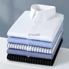 Chemises habillées pour hommes Naizaiga 87% coton à fibres longues 13% soie de mûrier à chevrons Chemise à manches longues pour hommes facile d'entretien LH4 YQ230926