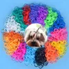 Abbigliamento per cani Colorato Toelettatura per animali Elastico Copricapo Teddy Fiocchi per capelli fai da te Accessori per forcine