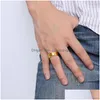 Ringe Herren 8mm Wolframcarbid Fingerring für Männer Verlobungsbänder Comfort Fit Modeschmuck 230831 Drop Lieferung DHDDC