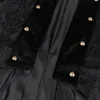 Herren Trenchcoats Herren Vintage Jacquard Frack Jacke Herren Steampunk Gothic Viktorianischer Gehrock Uniform Halloween Kostüm Mittelalterliche Jacken 5XL 230925