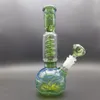 9.5 inç ağır sigara nargile borusu cam su borusu bong budbler bongs + 14mm kase