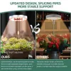 Cultivez des lumières LED Lampe Phyto à Spectre Complet USB 5V Plantes Fleurs Dimmable élèvent la lumière pour Bureau intérieur en Pot Cultivo Plantation hydroponique 3500K YQ230926