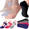 Athletic Socks Yoga For Women With Grip And Non Slip Toe Ballet Pilates Barre Gym Dance Premium Combed Cotton Fitness