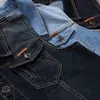 Gilets pour hommes 5 couleurs vintage denim lavé jeans gris sans manches vestes de cowboy gilet décontracté homme gilet plus taille 8XL 7XL 6XL 230925