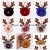 Portachiavi Simpatico peluche Alce Portachiavi Pompon Ciondolo Catene Anello Portachiavi Auto Porta ciondoli Borsa Regali Decorazione albero di Natale Drop Deliver Dhrwm