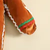 Rompers född baby pepparkakor man rompers hatt jul härlig plysch långärmad fot jumpsuit för spädbarnsflickan pojke kostym 230925
