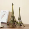 Dekoratif Nesneler Figürinler Bronz Paris Eiffel Tower Metal El Sanatları Ev Dekorasyon Aksesuarları Figürin Heykel Model Hatıra Evi İç Tasarım 230925