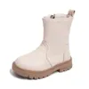 Botas Invierno Autumn Otoño NUEVAS Niñas High Children Fashion Princess Side Zipper Diseño Long 230926