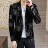 Męska wełna 2023 luksusowy garnitur jesienne zimowe modne przystojne garnitury koreańskie młodzieżowe sztruk 3xl-m