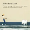Dog Collars Moestar UFO Retractable Leash 2 Lite Metal Buckle Anti-Slip Handle One-handed Brake Pause Lock For Small & Medium Size