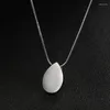 Chaînes 5X Forme de larme personnalisée de collier d'urne de crémation de goutte d'eau avec kit de remplissage pour bijoux de cendres