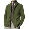 Suéter masculino cardigan suéter masculino grosso fino ajuste casaco jumpers malhas de alta qualidade outono casual masculino
