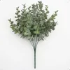 Dekoracyjne kwiaty bezobsługowe sztuczne realistyczne nie-wrośne eukaliptus z materiałami do dekoracji domowej STEM dla PO