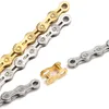 Bike Groupsets POZDOZ 8 9 10 11 12 Speed Bicycle Chain Gold Silver HalfFull Hollow Ultralight 116L 10s 11s 12s MTB Road Chains Parts 230925