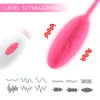 Vibratorer kula vibrator sexleksaker för kvinna trådlös fjärrkontroll vibrerande ägg dildo klitoris stimulator g spot kvinnor 230925