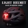 Casques de cyclistes Casque de vélo adulte avec LED Light Light Double Mode Goggle Fit 5862 cm