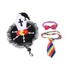 Kedi Kostümleri Komik Pet Cosplay Bow-Tie Headdress Po Props Kediler ve Köpekler için Uygun