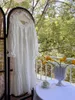 Women's Sleepwear Nightgown Women Romantic Cotton Dress Vintage Princess Girl White Light Blue Night Gown Medieval Retro Style