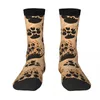 Men's Socks Prints Design Animal Paws Unisex Winter Cycling Happy Street Style Crazy Sock