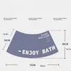 Bath Mats Super Absorbent Curved Bathroom Quick Drying Floor Mat Easy To Clean Door Mat Non-slip Entrance Bath Bedroom Carpet 230926