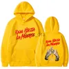 Herrspårar anuel aa tryckta hoodies tröja kappa riktiga hasta la muerte casual tracksuit come men kvinnor kläder anime pullover hoodie x0926