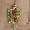 Decorative Flowers Room Decoration Pine Cone Hanging Tree Christmas Teardrop Swag Branch Decorations Holiday