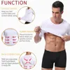 Leg Shaper Men's Slimming Shaper Posture Vest Man Mage Mage Budomen Corrector Compression Body Modeling Fat Bröst Mage Skjorta Corset 230925