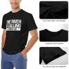 Topy z czołgami męskimi Rzeka nazywa I Muszę dostosować T -koszulkę Man Man Man Man Black Cotton Mens Summer