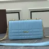 Chaîne Sac Bandoulière Pochettes En Cuir Véritable Lettres De Mode Diamant À Motifs Sacs À Main De Créateur Bourse De Qualité Supérieure Rabat Épaule Messenger Sacs De Luxe