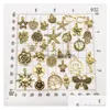 Charms BK DIY Jewellery Akcesoria Mix 100pcs Różne style wisieli stopowe do bransoletki kolczyki