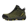 Designer women men platform boots fur snow hiking high-tops grey Military green women mens outdoor Trainers sneakers