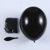 121pcs balon kemer çelenk kiti krom altın lateks siyah balonlar düğün bebek gösterisi doğum günü globos süslemeleri 210719221j
