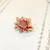 Brooches Japanese And Korean Style Retro Painted Lotus Costume Accessories Brooch Female