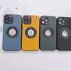 iPhoneの磁気ワイヤレス充電レザーケース15 15 14 13 12 11 PROマックスハードプラスチックカメラレンズプロテクター電話バックカバーハウジングケース