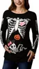 Women's Halloween Maternity Long Sleeve Pregnancy Shirt Halloween Shirts for Women