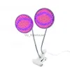 Grow Lights 400 Led Plant Flower Grow Light Bulb Lamp Dual Head Set Desk Clip Holder EU US for plants Veg Indoor Greenhouse hydroponics U26 YQ230926