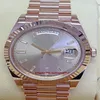 Original box certificate Mens watches 40mm 228235 Rose Gold Diamond Dot Dial Asia 2813 movement2906