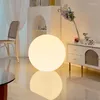 Luzes da noite LED Bola Lâmpada Luminosa Globo Luz 3 Cores Dimmable USB Rechargebale Luminárias para Decoração de Casa Quarto Foyer Living