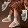 Slippers WTEMPO Winter Vrouwen Slippers Warme Pluche Slippers Indoor Home Antislip Dikke Zool Harige Schoenen voor Koppels Groothandel Drop 230926