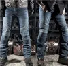 Herrbyxor herr svarta cyklist jeans Motocycle Denim Pants Male Stretch Original Byxor off-road byxor Skyddskläder 4xl plus storlek 230925