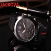 Relogio masculino 42mm estilo esporte militar grandes relógios masculinos moda motor racing designer mostrador preto exclusivo relógio de silicone watch249i