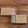 Wattenstaafjes 1000 Stuks Kleur Mix Bamboe Dubbele Hoofd Volwassenen Make-up Wattenstaafje Microbrush Houten Stokken Neus Oren Schoonmaken Gezondheid Gereedschappen 230925