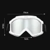 Okulary na świeżym powietrzu zimowe okulary narciarskie wiatroodporne dla kobiet mężczyzn sportowy moto rowerowe soczewki ramy gogle narciarskie okulary przeciwsłoneczne 230926