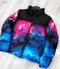 18FW Leopard Down Jacket Hooded Nuptse Jacket Deciduous leaves Print Nuptse Coats Couple Coat Winter Outerwear Fashion HFTTYRF024 M-3XLM-3XL