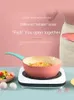 Pannor Fun Whale Shape Cookware Freying Pan Home Micro Pressure Quick Cooking Non-Stick Multifunktionell biff keramik