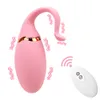 Vibratorer 10 Speed ​​USB -laddning Trådlös fjärrkontroll Klitoris Stimulerar Fish Tail Jump Egg Vibrator Vibration Sex Toys For Women 230925